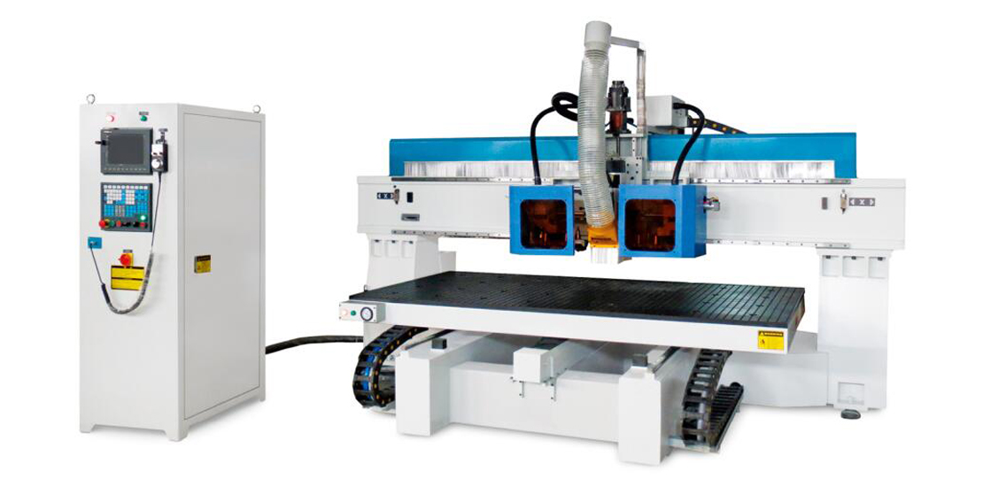 DRX-2412L II  Double Tool Changers (Table Moving) CNC Machine