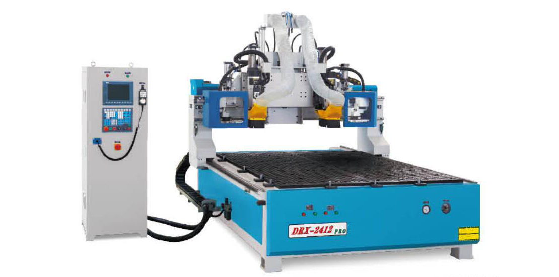 DRX-2412PRO II  Double Tool Changers and Twin Spindle CNC machine